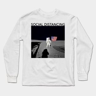 Social Distancing Black(on top) Long Sleeve T-Shirt